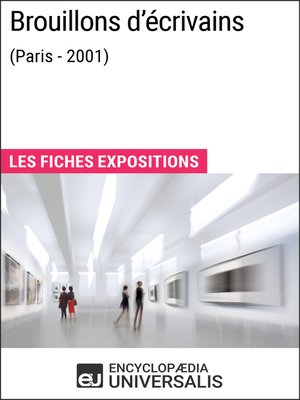cover image of Brouillons d'écrivains (Paris--2001)
